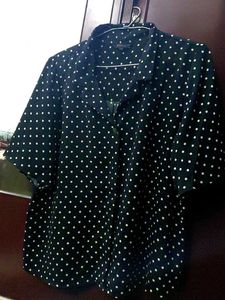 VAN HEUSEN Polka Dot Blouse - Chic &amp; Stylish