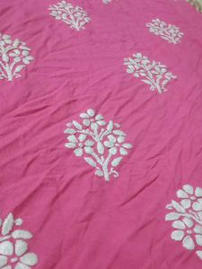 Pink chikankari Kurta