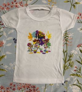 Holi Celebration T-Shirt for Kids