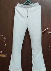 White Flare Sweatpants