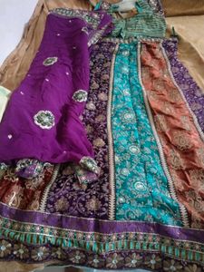 Ghagra With Embroidered Blouse