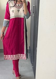 Pink Kurta (long)