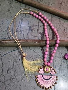 Pink Necklace Set