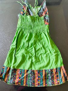 Egyptian Print Short Dress