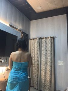 Elegant Blue Evening Gown🎀🦋💖