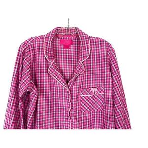Victoria&#39;s Secret Cotton Sleep Shirt Pink Sparkle