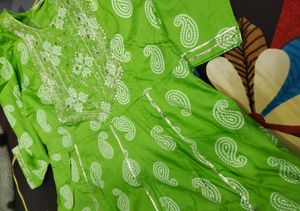 Frock Pant Dupatta Set