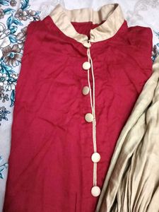 🍒Chinese Collar Kurta And Plazo🍒
