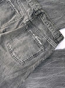 Zara Charcoal Straight Fit Jeans