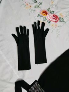 Abaya Nose Piece And Hand Gloves