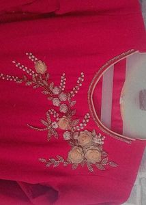 Brand New Pink Dress Gown Kurta With Plazzo