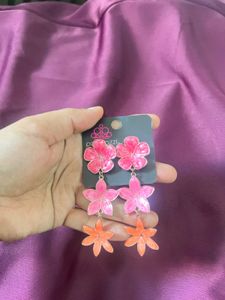 Paparazzi Floral Dangle Earrings