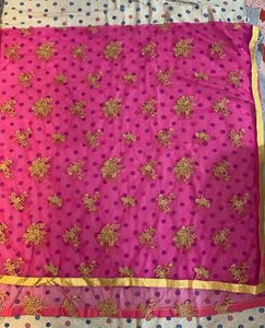 Festive Pink Yellow Kurta Set
