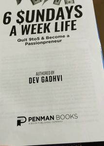 Amazon Bestselling Book - &#34;Six Sundays A Week&#34;