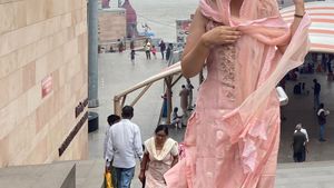 Pink Embroidered Salwar Kameez