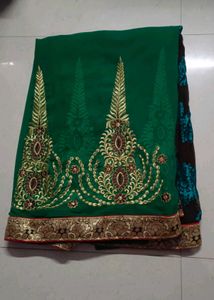 New Double Color Saree