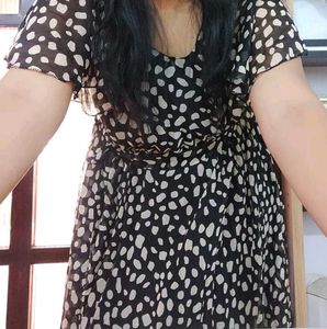 Black and white dress