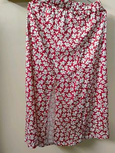 Floral Print Maxi Skirt