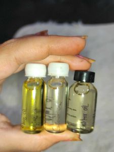 castor &amp; olive oil shots ,3 Bottles
