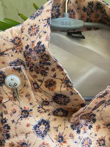 Floral Print Ethnic Jacket