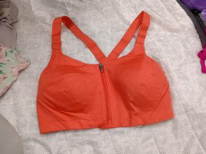Front Zip Sports Bra