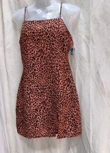 101611. Leopard Print Mini Dress