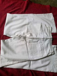 White Flared Jeans