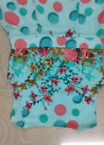 Floral &amp; Polka Dot Maxi Dress