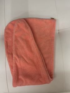 Coral Hair Towel Wrap