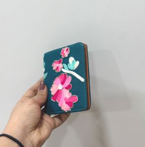 Floral Embroidered Wallet