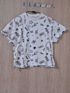 Y&amp;F Kids by Westside Graphic Printed White T-Shirt
