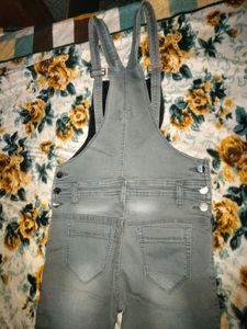 Grey Colour Dungaree
