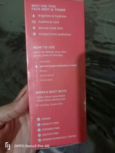 Foxtale Multivitamin Rose Face Mist &amp; Toner