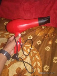 Hair Dryer Red Colour