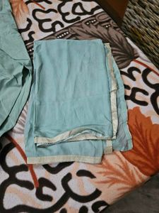 Beautidul pearl work Stiched suit salwar