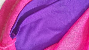 PINK Net Top With PURPLE Inner LINNING