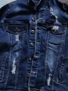 Distressed Denim Jacket