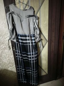 Stylish Plaid Dress