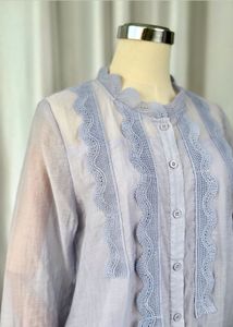 Elegant Lace Trim Top