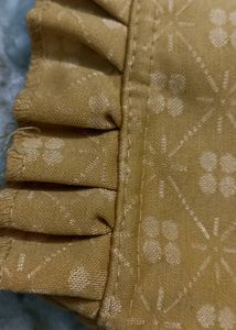 Golden Cream Color rediment  Blouse