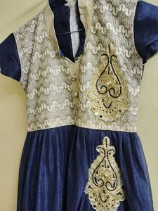 Elegant Navy Blue Dress