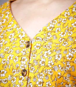 Floral Printed Peplum Top