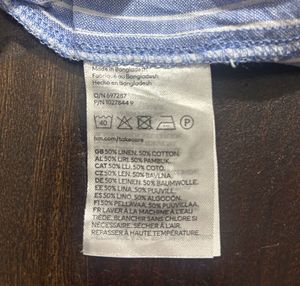 H&amp;M Cotton Linen oversized shirt