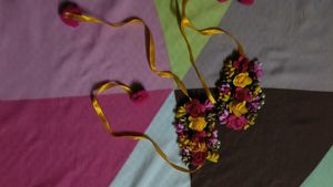 Haldi Floral Jewellery Complete Set