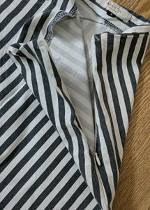 Grey White Mini Skirt