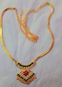 Gold-Plated Indian Necklace