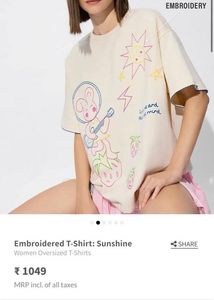 Cute Embroidered Tee