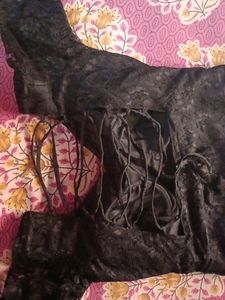 A New Black Customized Kurta Set