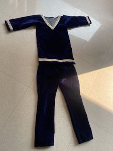 Velvet Kurta Pajama Set