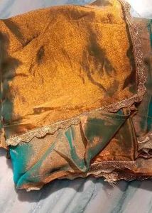 Golden saree